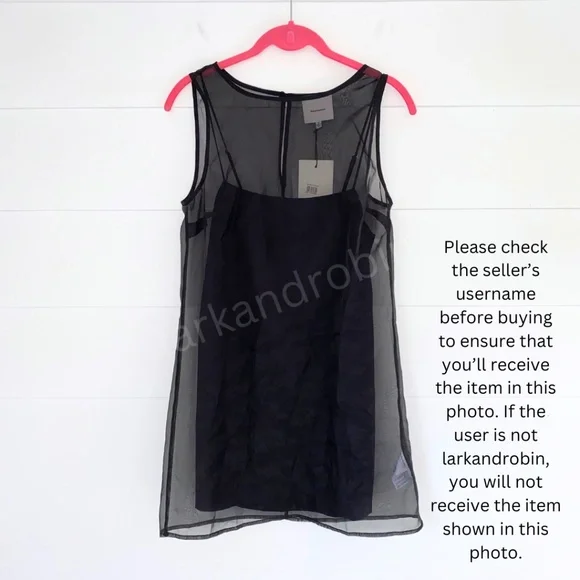 NEW Reformation Vina Dress Black 0